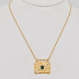 Devil's Eye 18k Gold Plated Necklace