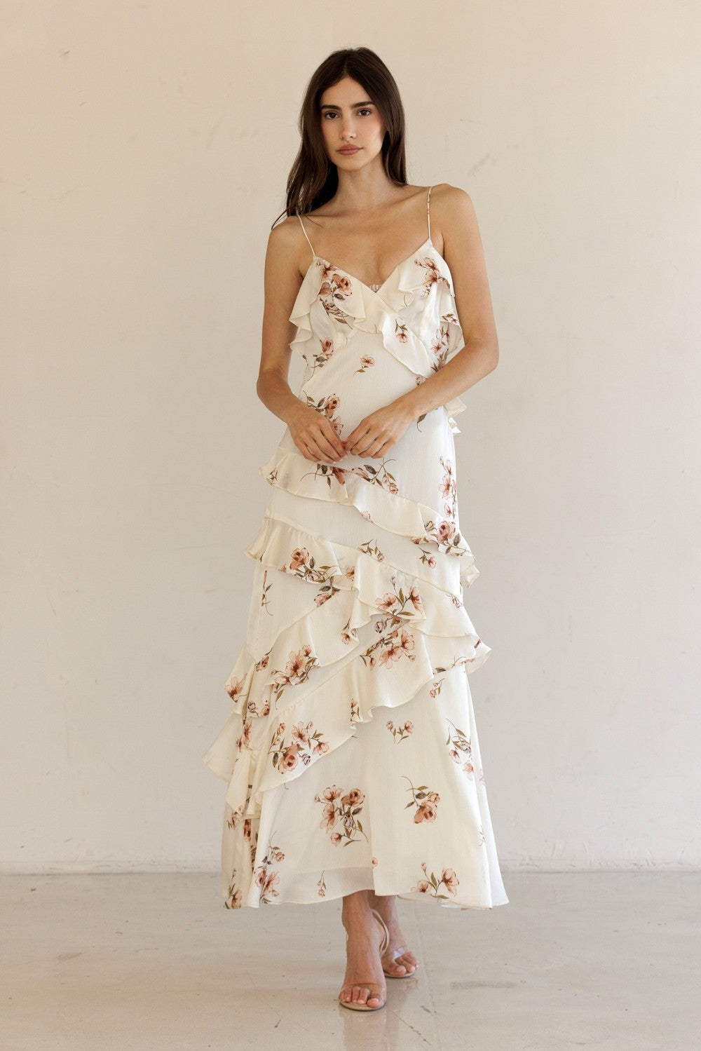 Blush Meadow Ruffle Dress