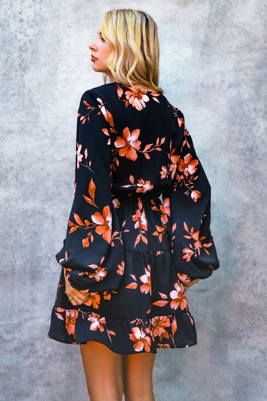 Brynn Bubble Long Sleeve Dress