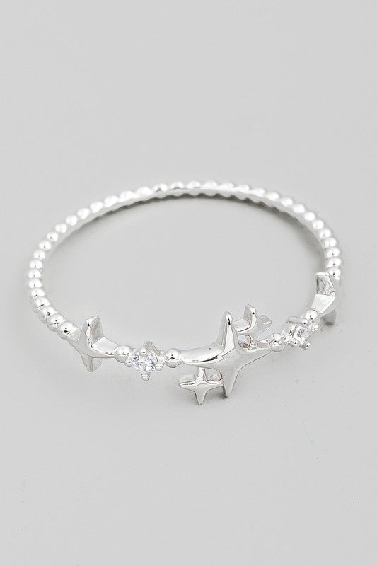 Multi Star Delicate Ring (Silver)