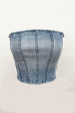 Denim Darling Corset (Medium Wash)
