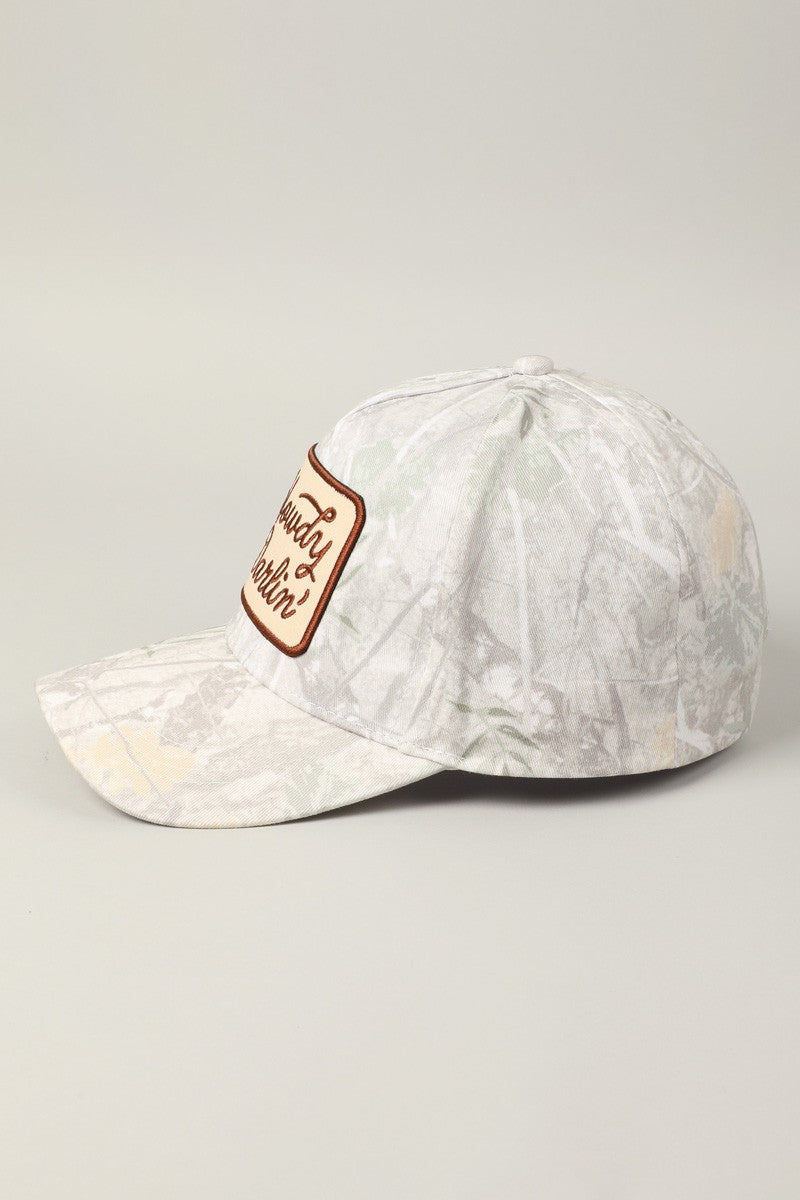 Howdy Darlin' Hat (Beige Camo)