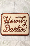Howdy Darlin' Hat (Beige Camo)