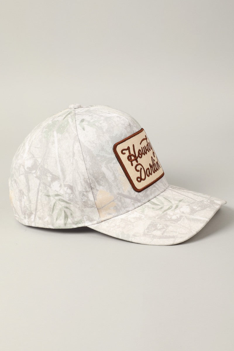 Howdy Darlin' Hat (Beige Camo)