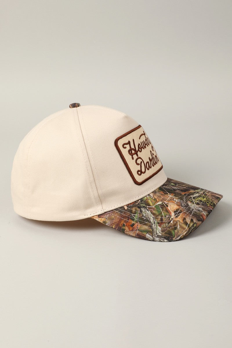 Howdy Darlin' Patch Hat (Camo)