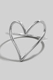 Heart Wire Ring (Silver)