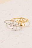 Wire Flower Ring (Gold)