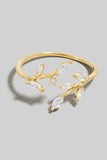 Fern Wrap Open Band Ring(Gold)
