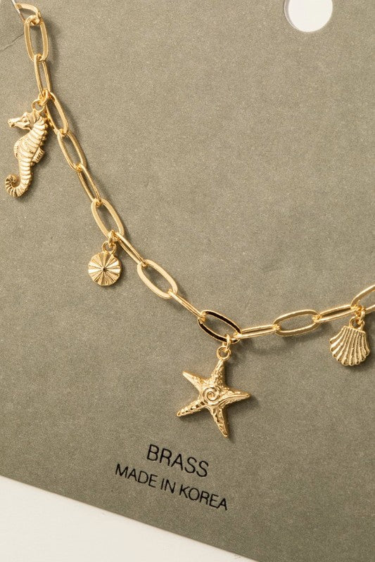 Sealife Charm Necklace