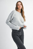 Frankie Bow Sweater (H Grey)