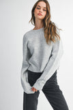 Frankie Bow Sweater (H Grey)
