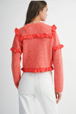 So Many Likes Ruffle Sweater