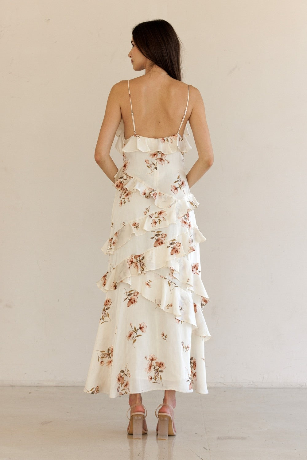 Blush Meadow Ruffle Dress