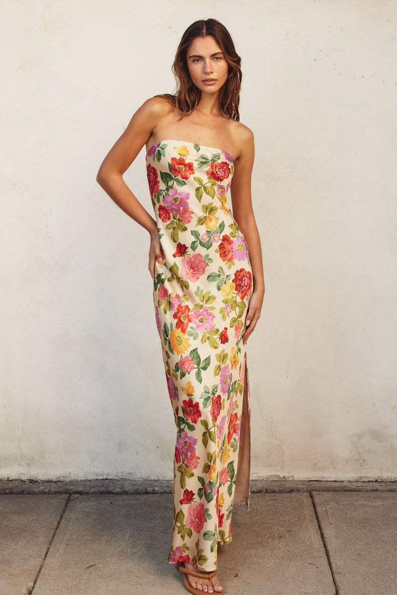 Gift Of Love Strapless Maxi Dress