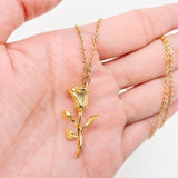 Rose 18k Gold Plated Necklace
