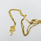 Snake 14K Necklace