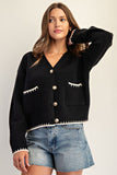 Sugar Stitch Cardigan (black)