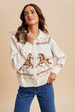 Wild Mare Knit Zip Up Cardigan
