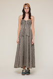 Gingham Girl Open Back Maxi Dress