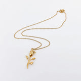 Rose 18k Gold Plated Necklace