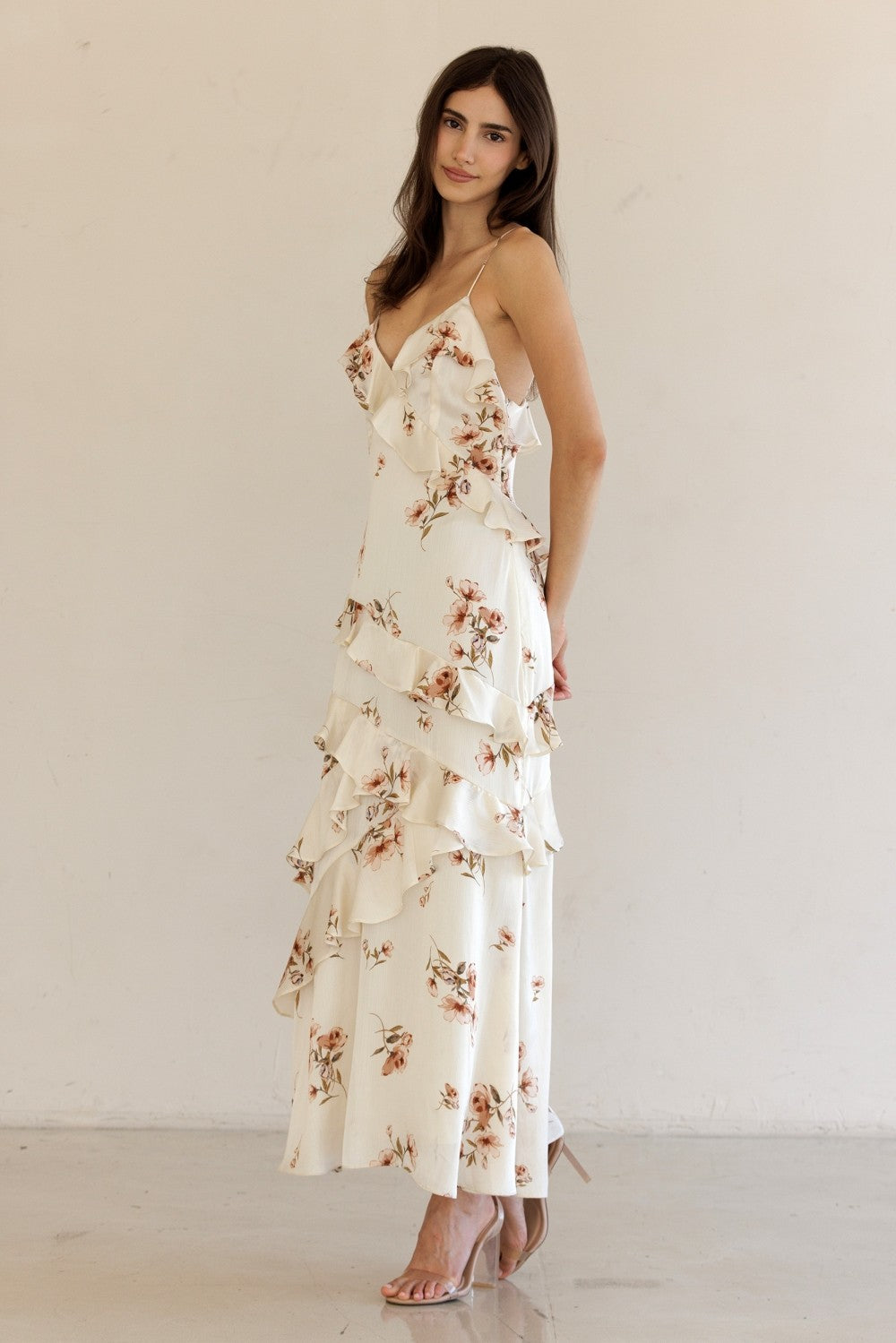 Blush Meadow Ruffle Dress