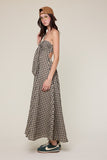 Gingham Girl Open Back Maxi Dress
