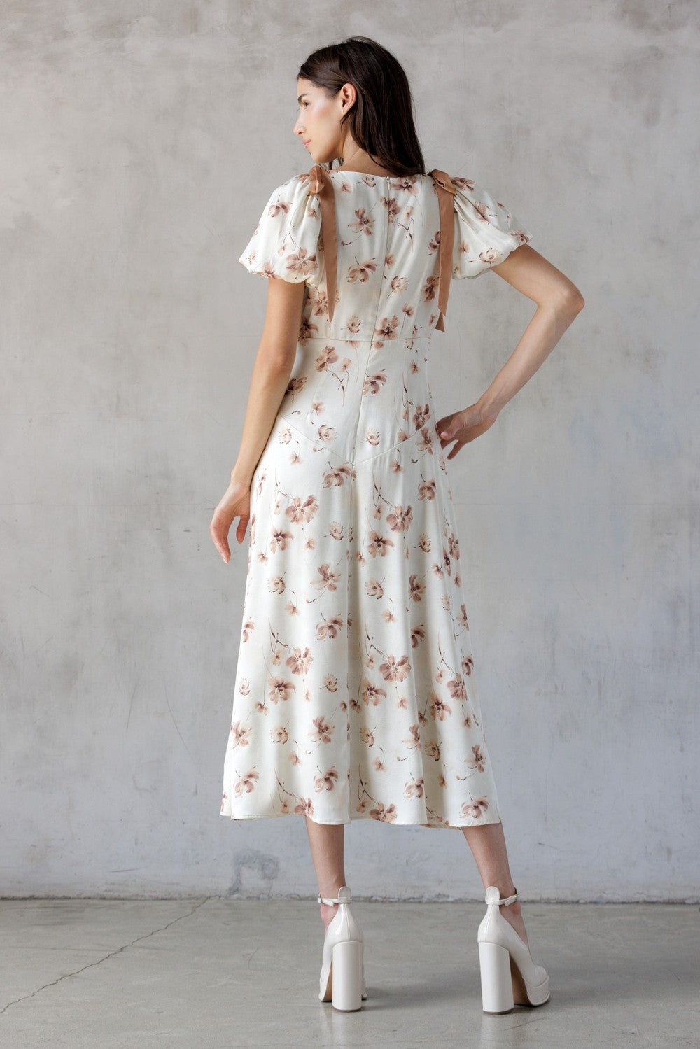 Bow In Bloom Midi Dress