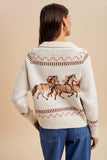 Wild Mare Knit Zip Up Cardigan