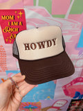 Howdy Trucker Hat (Brown)