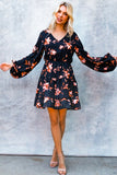 Brynn Bubble Long Sleeve Dress