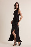 Season’s Elegance Satin Dress