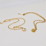 Moon Round Pendant Necklace