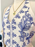 Tana Embroidered Set (Off White)