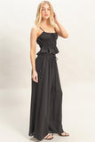 Tiered Tank & Palazzo Set (Black)