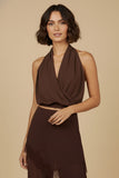 Ellie Halter Top Lace Pants Set