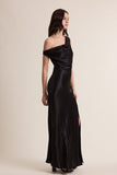 Season’s Elegance Satin Dress