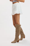 Linen Scallop Lace Mini Skort (Off White)