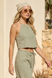 Soft Halter Cropped Top