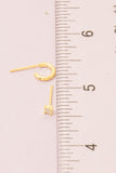 Mini Four Piece Post Stud Earrings (Gold)