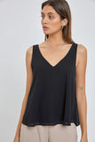 Go With The Flow Tank (Black)