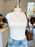 Butter Knit Square Neck Sleeveless Top