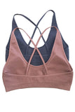 Sophia Crossback Bralette (Mauve)