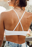 Sophia Crossback Bralette (White)