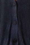 Button Down Cardigan (Grey Blue)