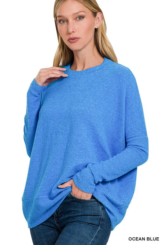 Sophia Lightweight Sweater (Ocean Blue)