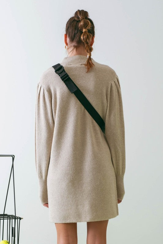 Maddux Sweater Dress (Cream)