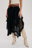Lace Reverie Skirt (Black)