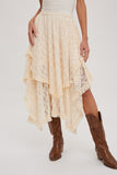 Lace Reverie Skirt (Ecru)