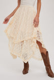 Lace Reverie Skirt (Ecru)