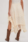 Lace Reverie Skirt (Ecru)